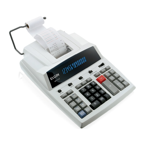 Calculadora de Mesa c/ Bobina Elgin MB7142 14 Dígitos - Compumaq